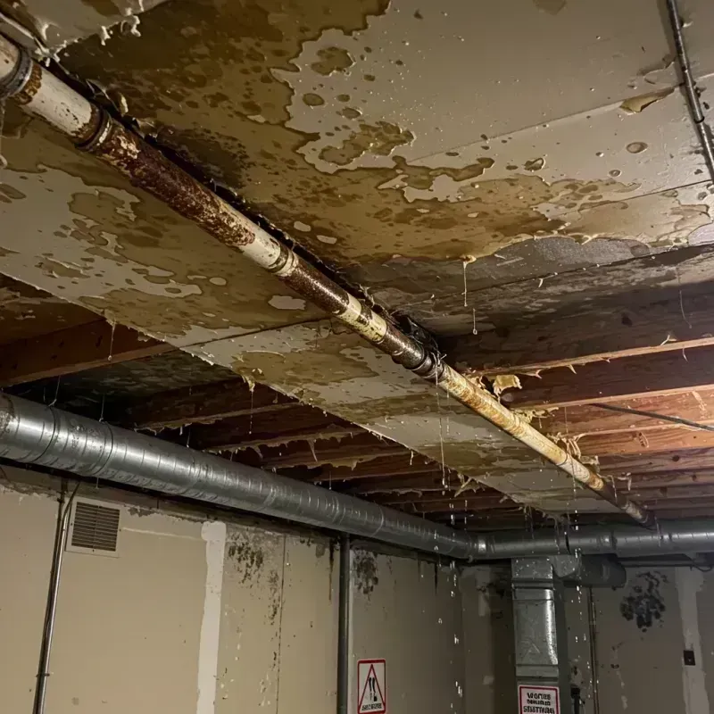 Ceiling Water Damage Repair in California, MO